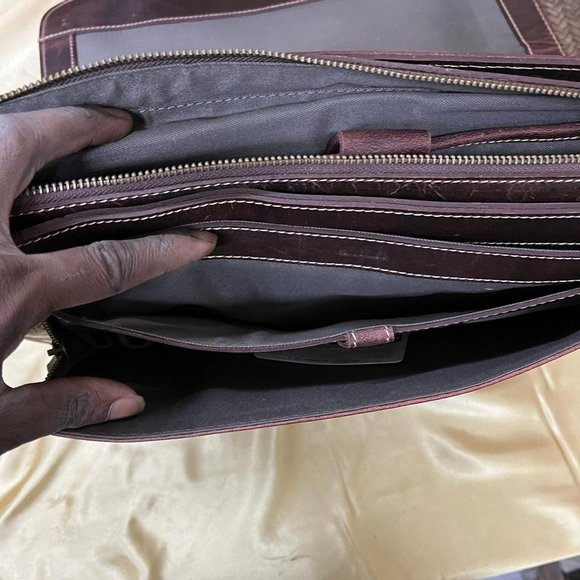 NWT Aaron Leather Goods 1pc bag - Picture 7 of 9